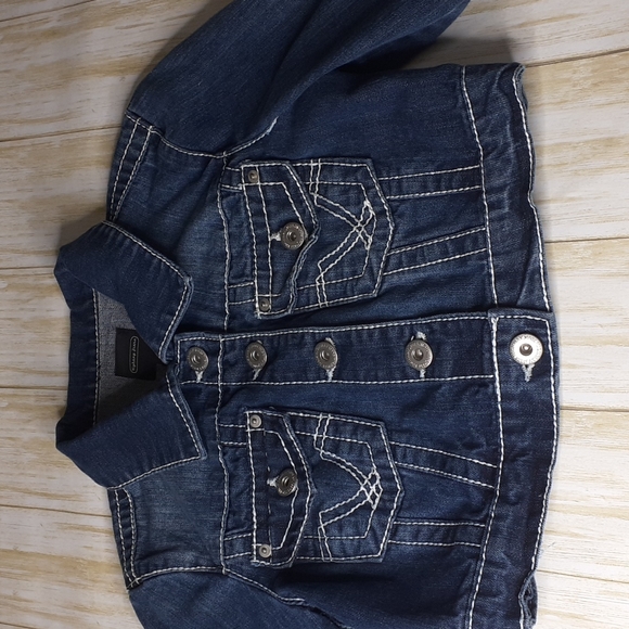 Highway Jeans Cover-Up Jean Jacket  Teen Size Medium - Picture 7 of 16